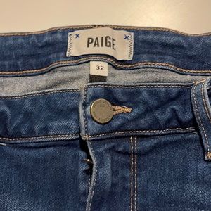 Paige Womens Verdugo Crop Jeans Size 31 Skinny Distressed